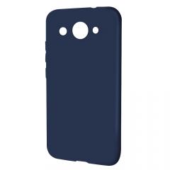 Lemontti Husa Silicon Silky Huawei Y3 2018 Albastru Inchis