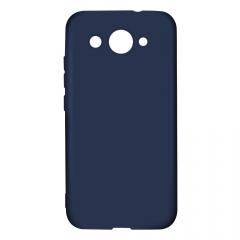 Lemontti Husa Silicon Silky Huawei Y3 2018 Albastru Inchis