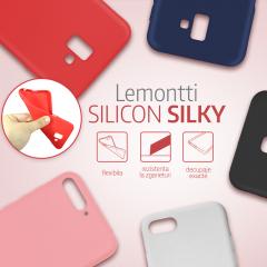 Lemontti Husa Silicon Silky Huawei Y6 2018 Negru