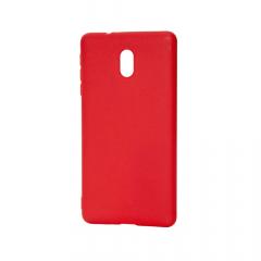 Lemontti Husa Silicon Silky Nokia 3 Rosu