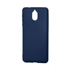 Lemontti Husa Silicon Silky Nokia 3.1 (Nokia 3 2018) Albastru Inchis