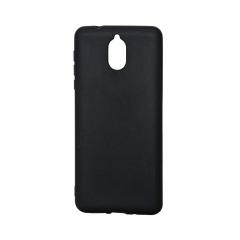 Lemontti Husa Silicon Silky Nokia 3.1 (Nokia 3 2018) Negru