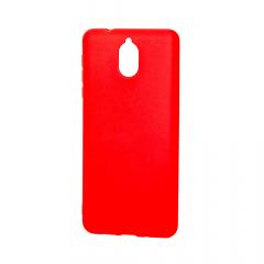 Lemontti Husa Silicon Silky Nokia 3.1 (Nokia 3 2018) Rosu