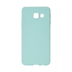 Lemontti Husa Silicon Silky Samsung Galaxy A3 (2016) Albastru
