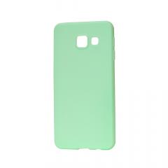 Lemontti Husa Silicon Silky Samsung Galaxy A3 (2016) Verde