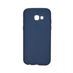 Lemontti Husa Silicon Silky Samsung Galaxy A5 (2017) Albastru Inchis