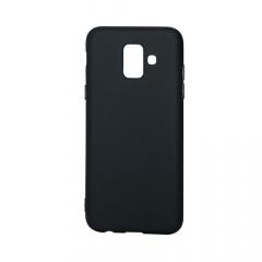 Lemontti Husa Silicon Silky Samsung Galaxy A6 (2018) Negru