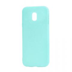 Lemontti Husa Silicon Silky Samsung Galaxy J3 (2017) Albastru