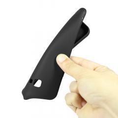 Lemontti Husa Silicon Silky Samsung Galaxy J4 Plus Negru