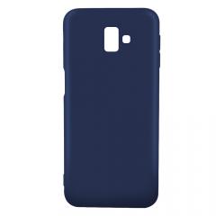 Lemontti Husa Silicon Silky Samsung Galaxy J6 Plus Albastru Inchis