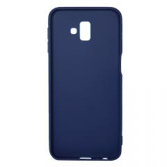 Lemontti Husa Silicon Silky Samsung Galaxy J6 Plus Albastru Inchis