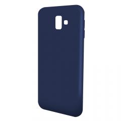 Lemontti Husa Silicon Silky Samsung Galaxy J6 Plus Albastru Inchis