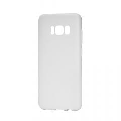 Lemontti Husa Silicon Silky Samsung Galaxy S8 G950 Alb