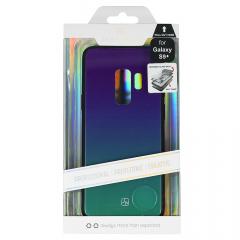 Just Must Carcasa Glass Gradient Samsung Galaxy S9 Plus G965 Purple-Green (spate din sticla)
