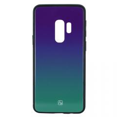 Just Must Carcasa Glass Gradient Samsung Galaxy S9 Plus G965 Purple-Green (spate din sticla)