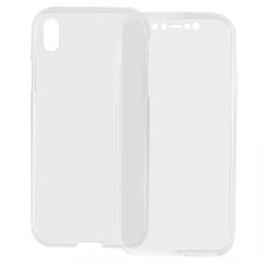 Lemontti Husa Silicon Full Cover 360° iPhone XS Max Transparent