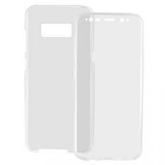 Lemontti Husa Silicon Full Cover 360° Samsung Galaxy S8 Plus G955 Transparent