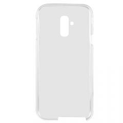 Lemontti Husa Silicon Full Cover 360° Samsung Galaxy A6 Plus (2018) Transparent