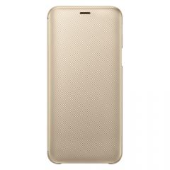 Samsung Husa Book Wallet Cover Samsung Galaxy J6 (2018) Gold