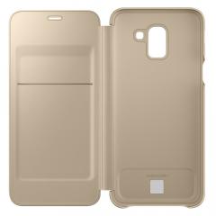 Samsung Husa Book Wallet Cover Samsung Galaxy J6 (2018) Gold