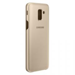 Samsung Husa Book Wallet Cover Samsung Galaxy J6 (2018) Gold