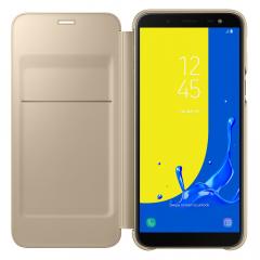 Samsung Husa Book Wallet Cover Samsung Galaxy J6 (2018) Gold