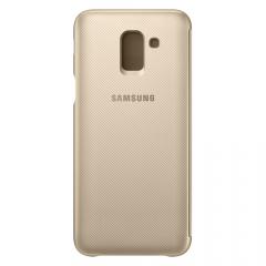 Samsung Husa Book Wallet Cover Samsung Galaxy J6 (2018) Gold
