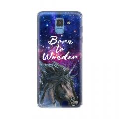 Lemontti Husa Silicon Art Samsung Galaxy J6 (2018) Born To Wonder