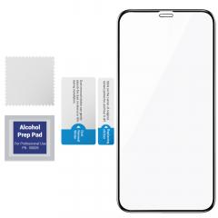 Lemontti Folie Sticla Full Fit iPhone XS Max Black (1 fata, 9H, 0.33mm)