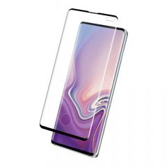 Eiger Folie Sticla 3D Case Friendly Samsung Galaxy S10 Plus G975 Clear Black (compatibil cu senzor amprenta, 0.33mm, 9H, curved, oleophobic)