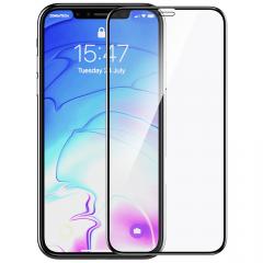 Lemontti Folie Sticla Curbata iPhone XS Black (1 fata, 9H, 3D)