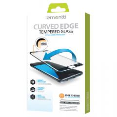 Lemontti Folie Sticla Curbata iPhone XS Black (1 fata, 9H, 3D)