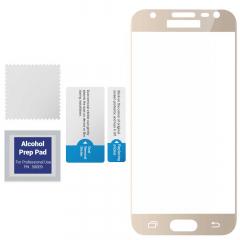 Lemontti Folie Sticla Full Fit Samsung Galaxy J3 (2017) Gold (1 fata, 9H, 0.33mm)