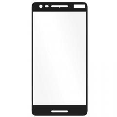 Lemontti Folie Sticla Full Fit Nokia 2.1 (Nokia 2 2018) Black (1 fata, 9H, 0.33mm)