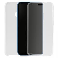 Lemontti Husa Silicon Full Cover 360° Huawei P20 Lite Transparent