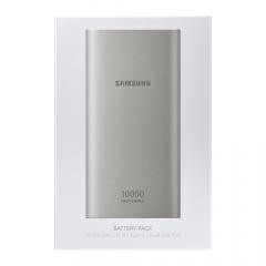 Samsung Acumulator extern Power Bank Dual USB Silver 10.000 mAh (fast charge, cablu Type-C inclus)