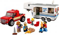 Jucarie - Lego City - Pickup and Caravan, 60182