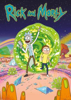 Poster gigant - Rick and Morty Portal Pyramid International