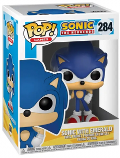 Figurina - Sonic the Hedgehog - Sonic with Emerald