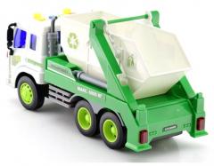 Masinuta utilitara gunoi cu frictiune, sunete si lumini