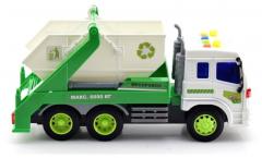 Masinuta utilitara gunoi cu frictiune, sunete si lumini