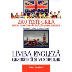 Teste-grila limba engleza. Admitere invatamant superior