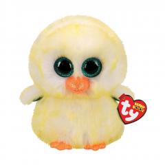 Jucarie de plus - Beanie Boos - Lemon Drop Chicken, 24 cm