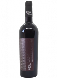 Vin rosu - 1000 de Chipuri - Ie de Fintesti Merlot, sec, 2017