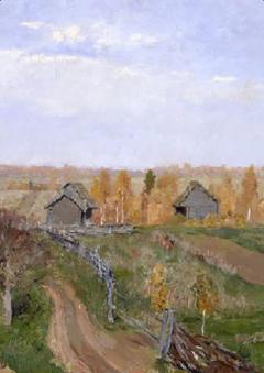 Carnet de insemnari - Toamna aurie, Isaac Levitan, mic