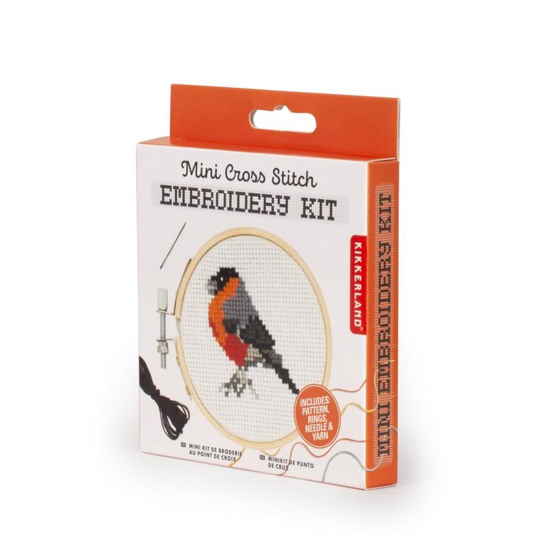 Mini kit goblen - Mini Cross Stitch Embroidery Kit - Bird