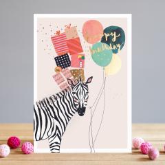 Felicitare - Happy Birthday - Zebra