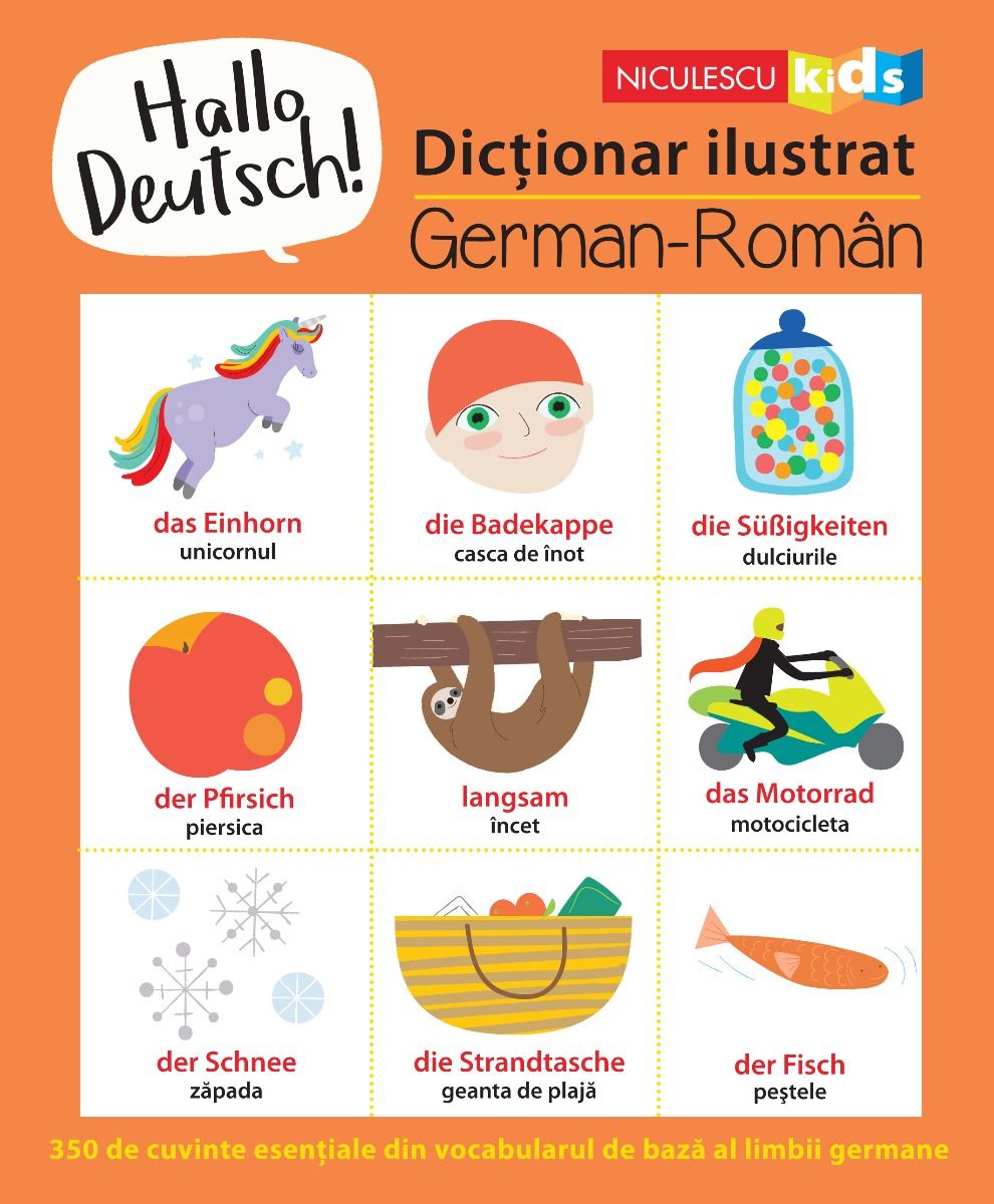 Dictionar ilustrat german-roman - Hallo Deutsch!