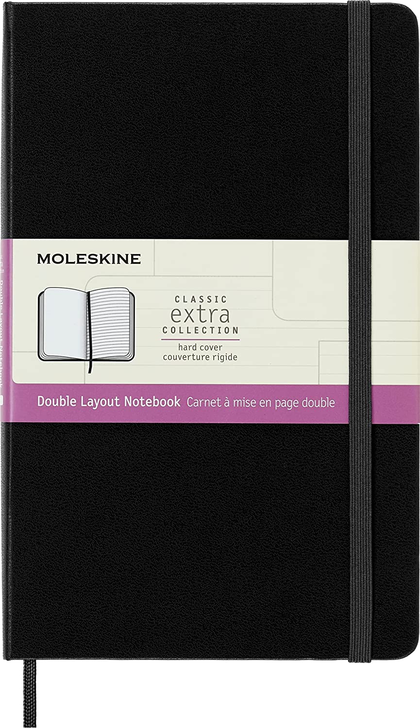 Classic Extra Double Layout Large, Hard Cover, Ruled