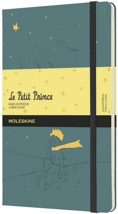 Carnet - Moleskine Limited Edition - Hard Cover, Large, Ruled - Le Petit Prince - Seaweed Green